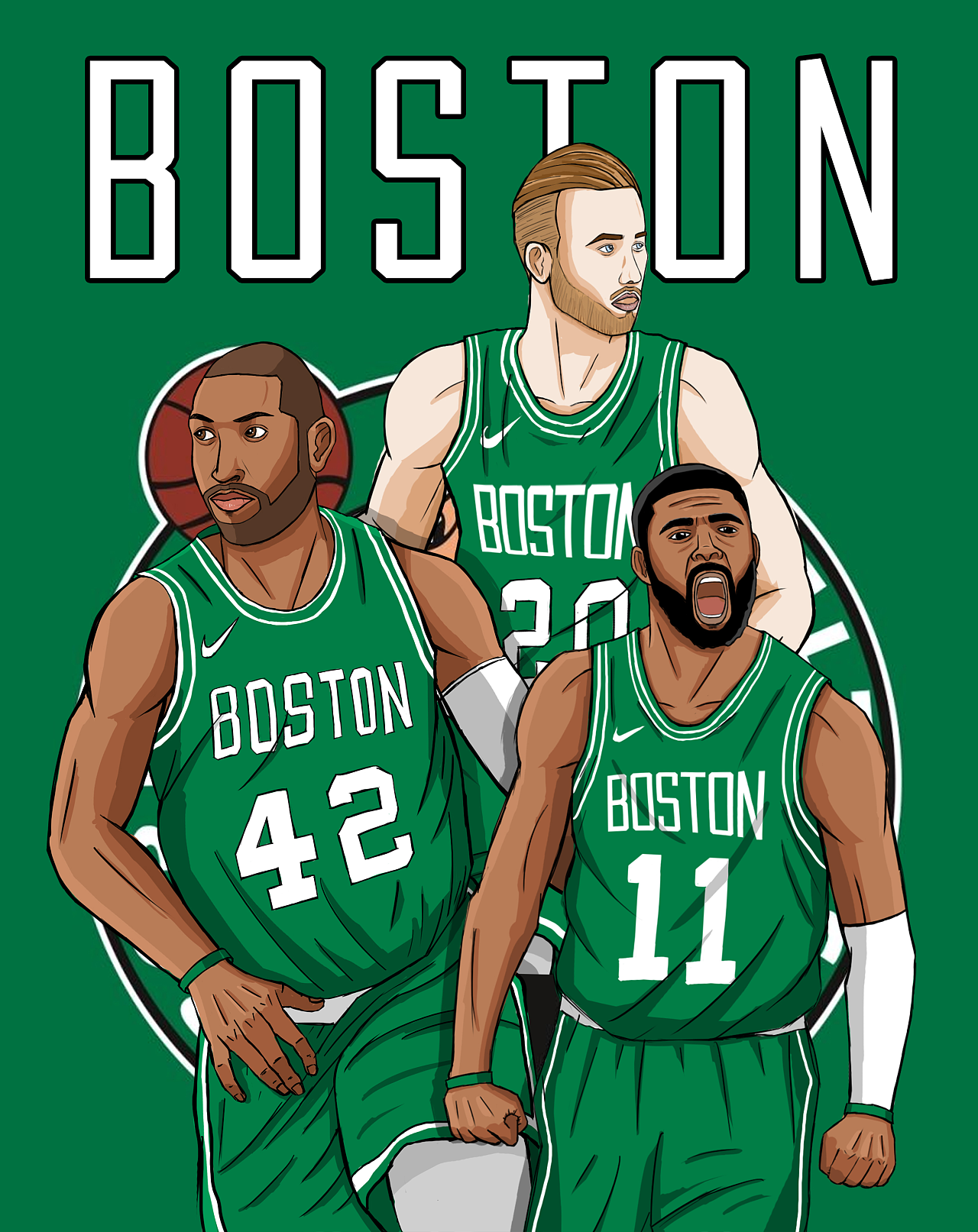 凯尔特人三巨头图片 1069812 1280x1613