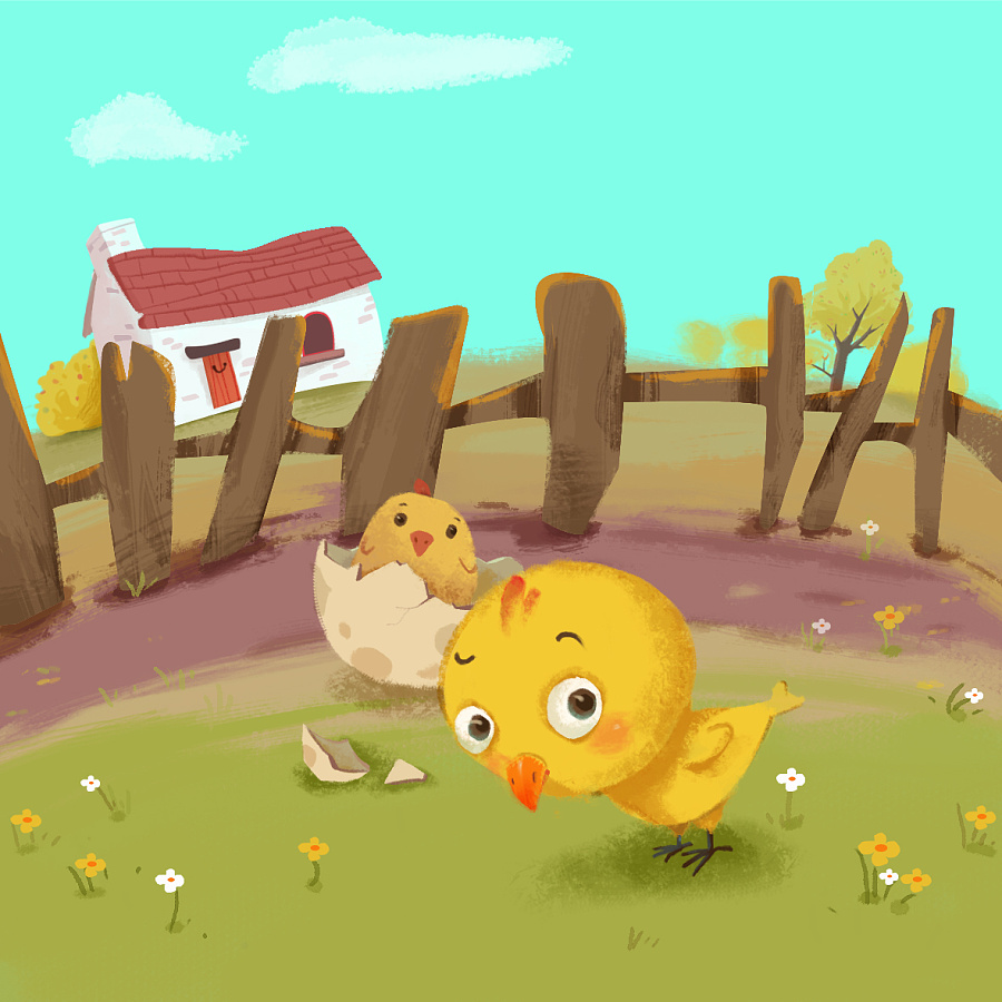 农场小动物|儿童插画|插画|A_mei张 - 原创设计