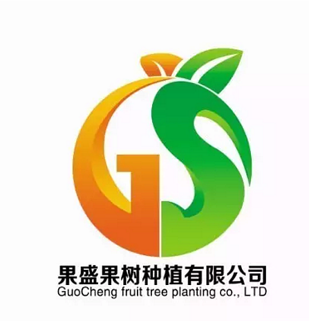 果盛果树logo设计