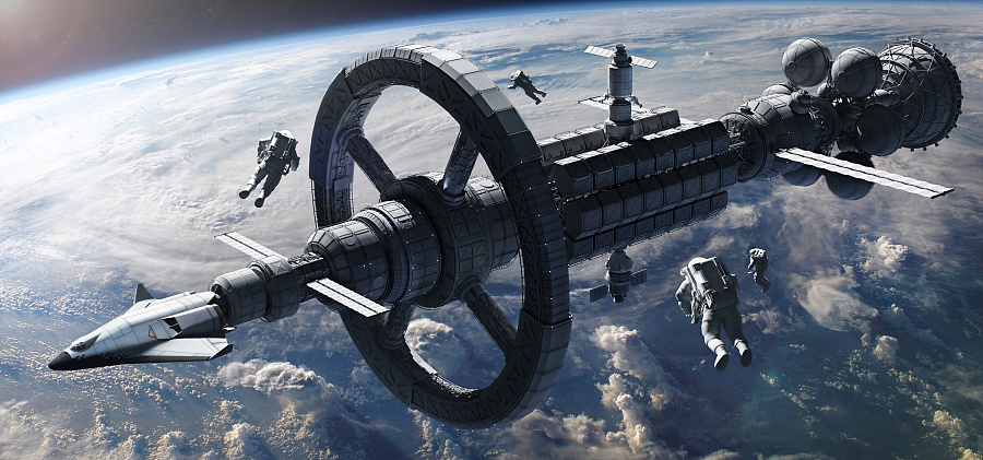 行星际飞船概念|机械\/交通|三维|chenqiao - 原创设计作品 - 站酷 (ZCOOL)