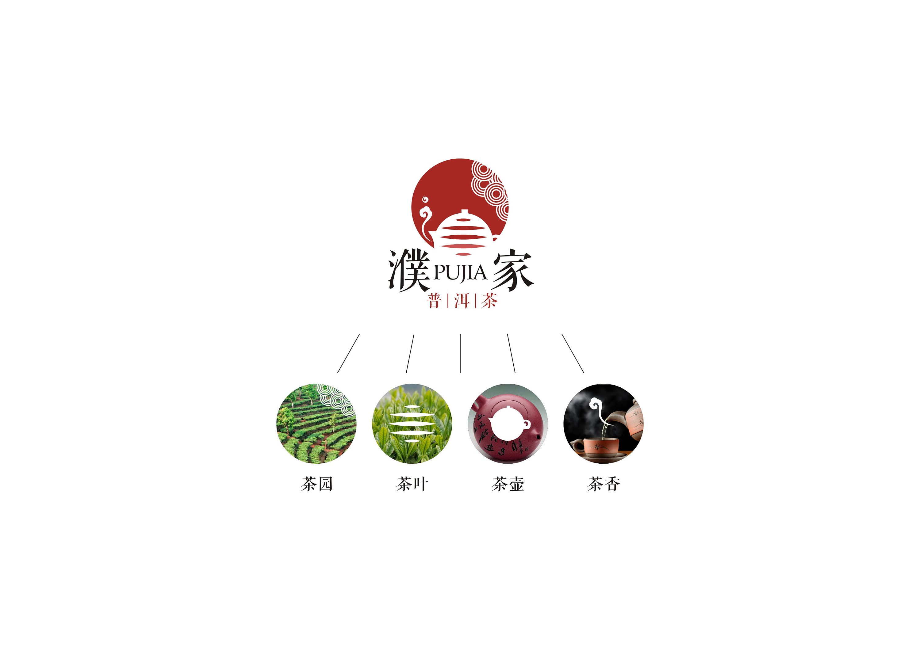 濮家普洱茶|平面|logo|vaule_win - 原创作品 - 站酷