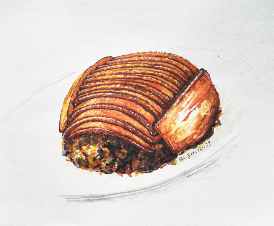 [每日一画] 四川美食|绘画习作|插画|Anika.Yang