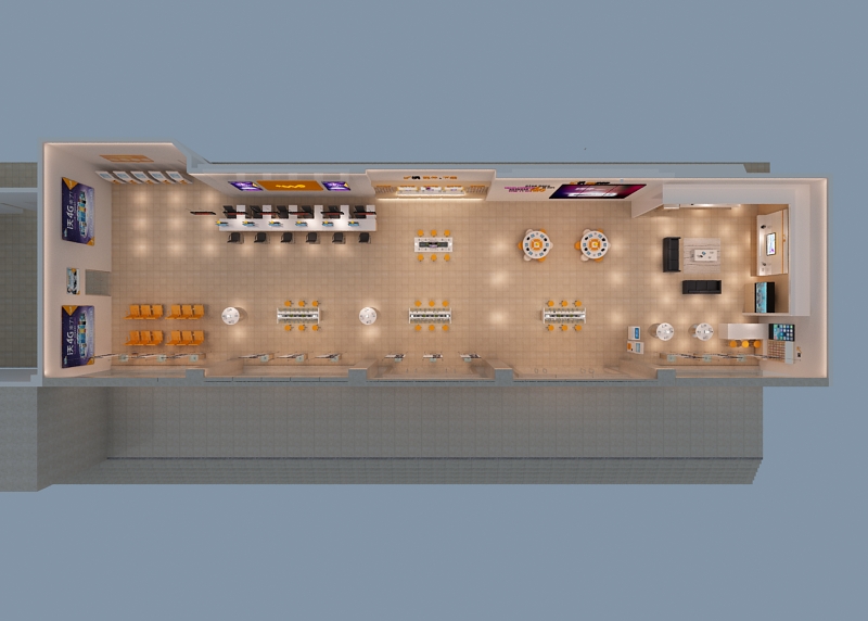 联通营业厅|展示\/橱窗\/店面设计|空间\/建筑|等风