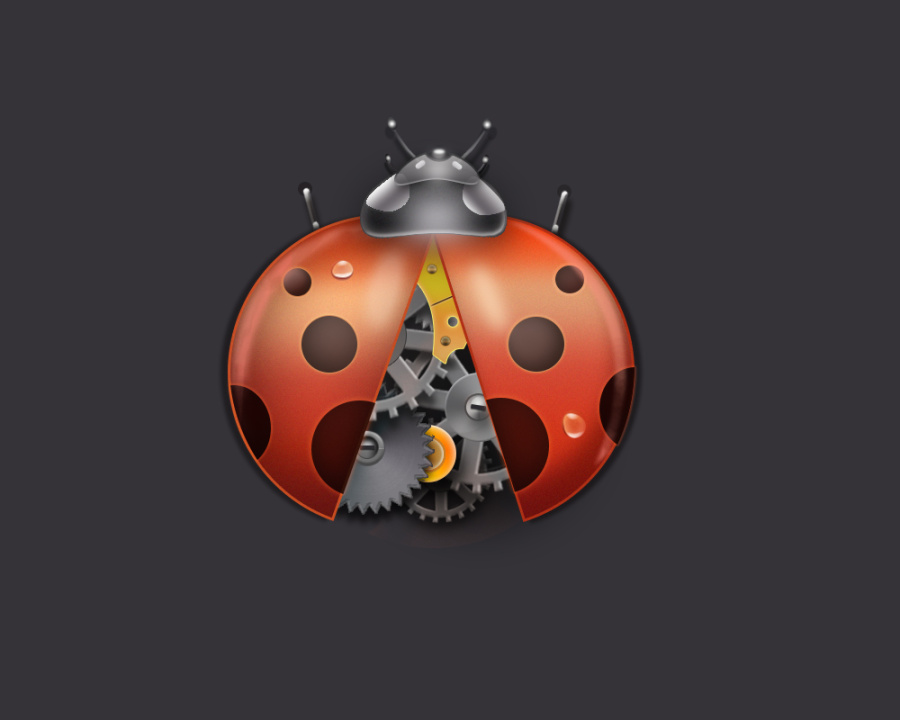机械瓢虫拟物|图标|GUI|月影逍遥 - 原创设计作品