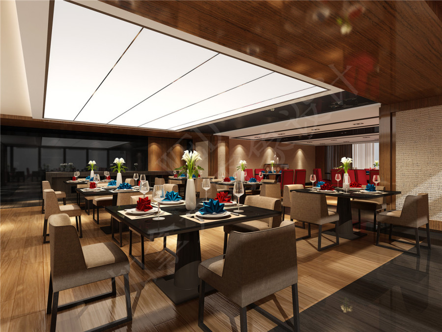 成都酒店设计 城市春天 M酒店 早餐厅|室内设计