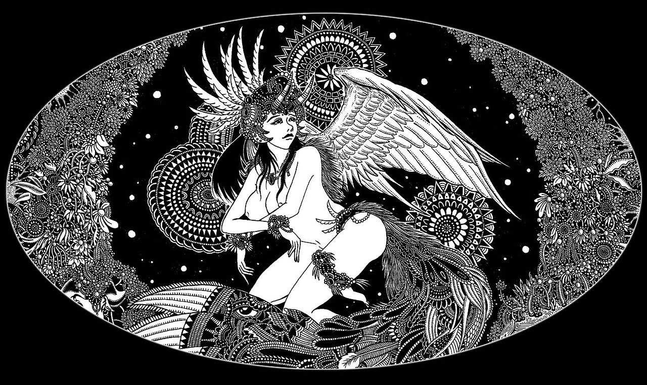 森林女神|插画|其他插画|墩小贤 - 原创作品 - 站酷 (ZCOOL)