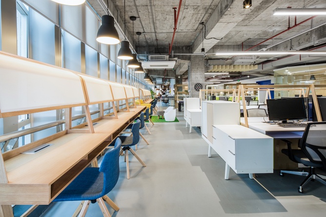 后现代loft风格办公室装修案例-成都办公室装修