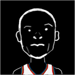 手绘头像 篮球明星 科比,杜兰特,欧文