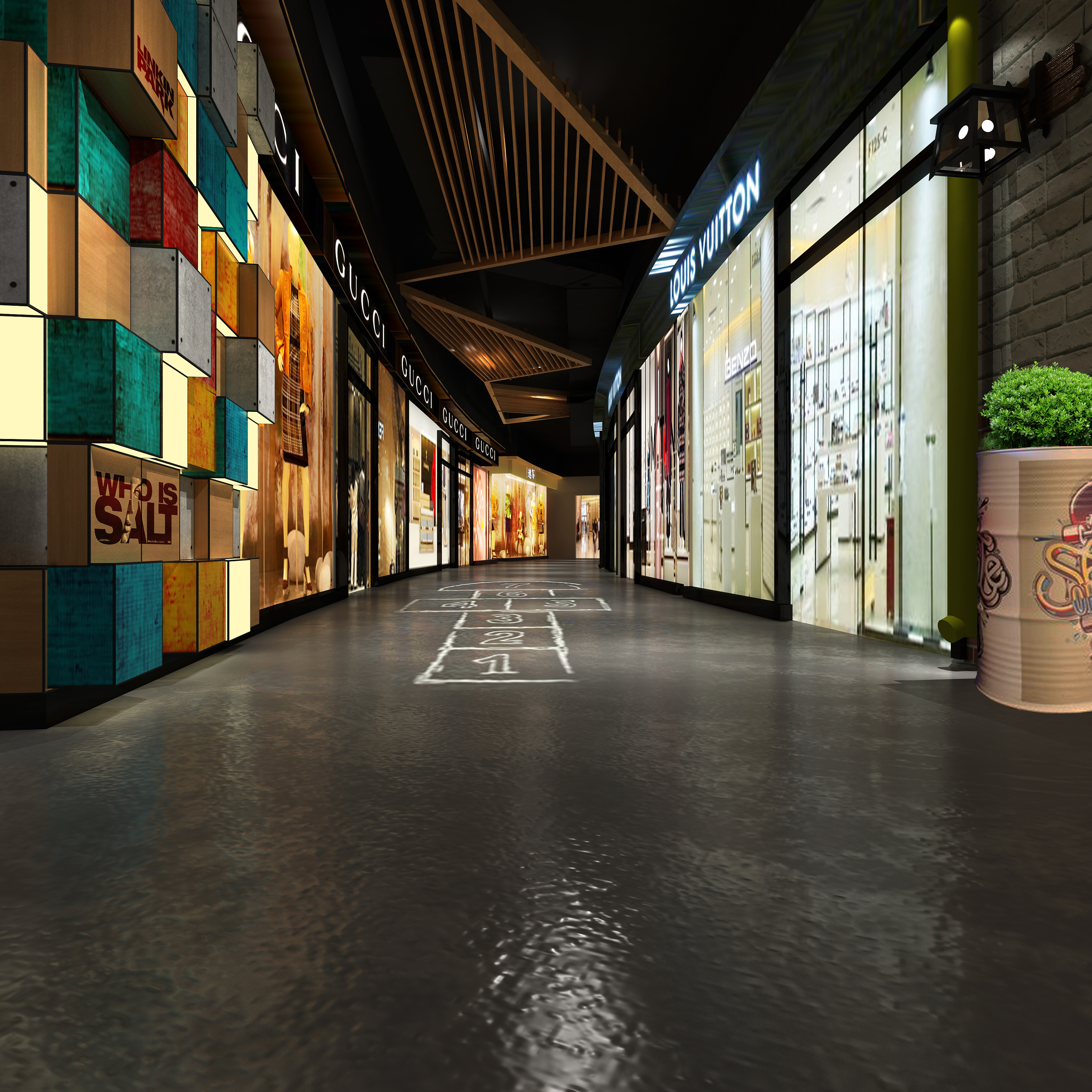 GOCORE设计案例--郑州某商场文创街区MO3