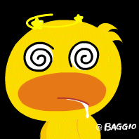 卡通鸭子微信gif动画