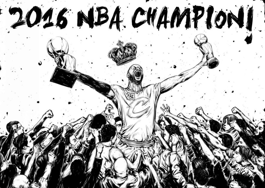 016 NBA chanmpion|商业插画|插画|黑人牙膏1