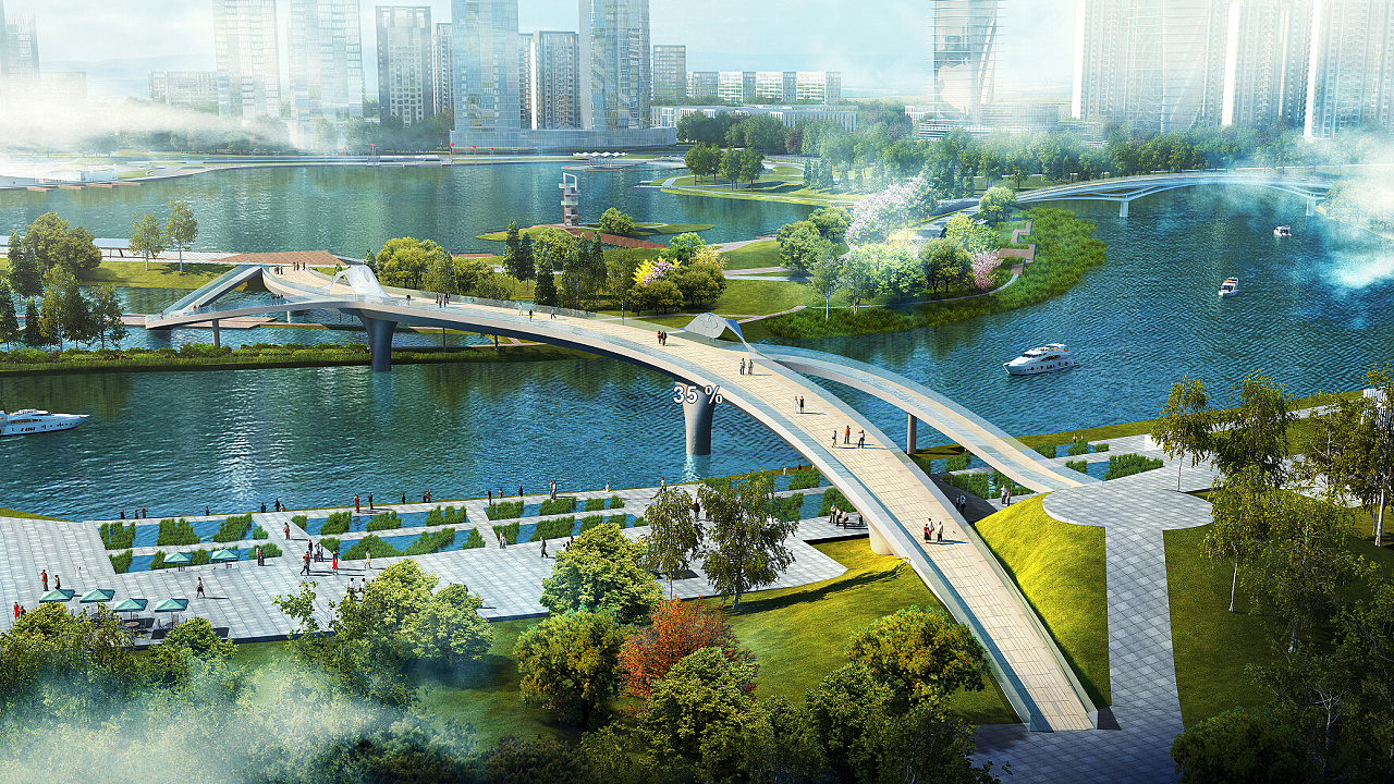 佛山三山文翰湖公园设计|空间|景观设计|Lexizhu - 原创作品 - 站酷 (ZCOOL)