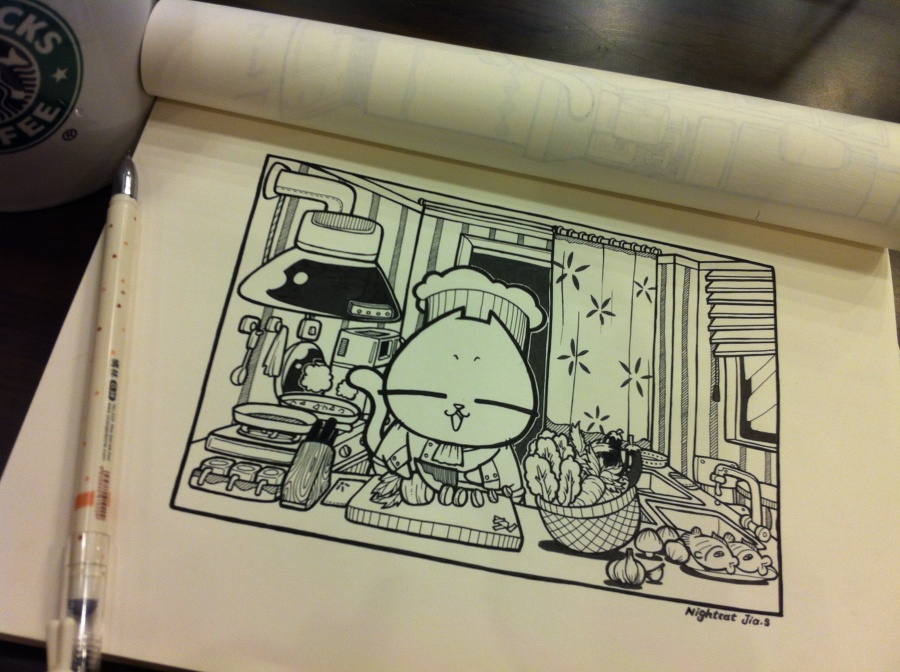 绘本《给我一支水笔还你一个世界》||插画|Nca