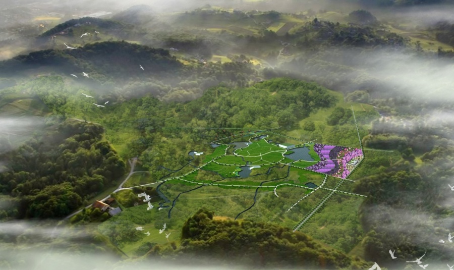 江苏后白生态草坪观光农业园规划设计|园林景