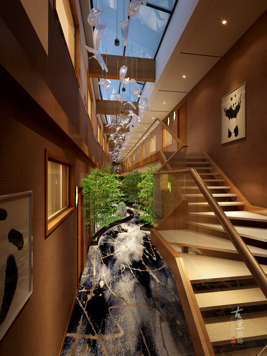 《米瑞熊猫主题酒店》专业承接九寨沟酒店装修