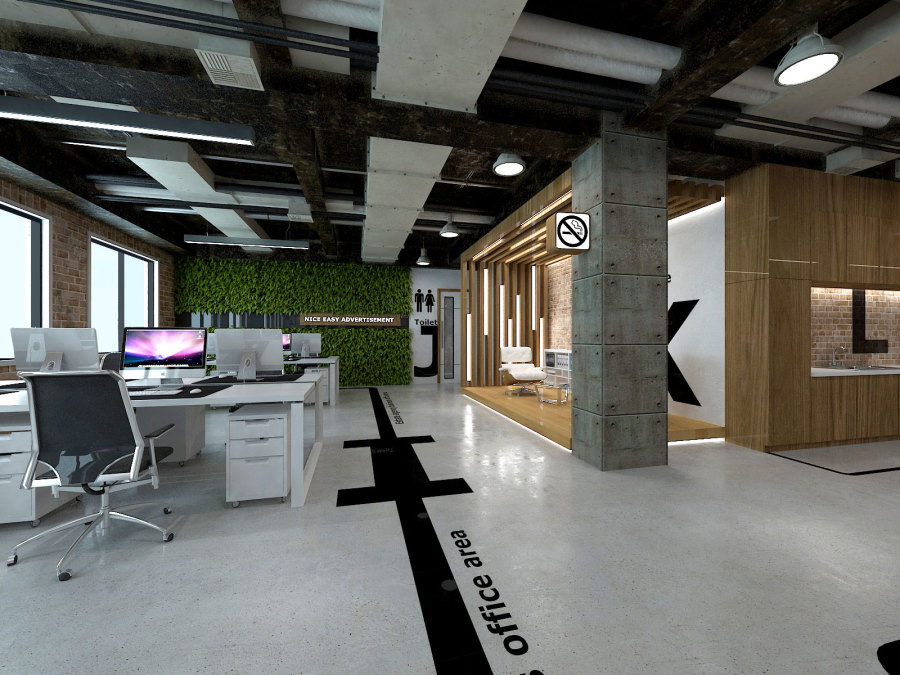 成都办公司设计-工业风格办公室设计|室内设计