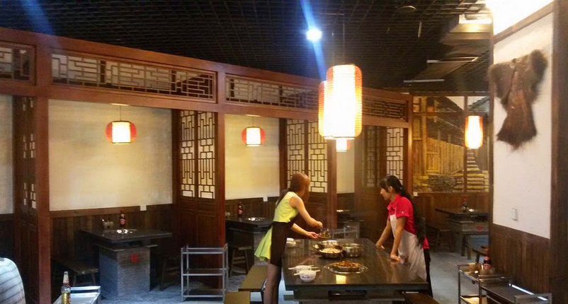重庆两路费氏老火锅店装修设计实景照-蒲江餐