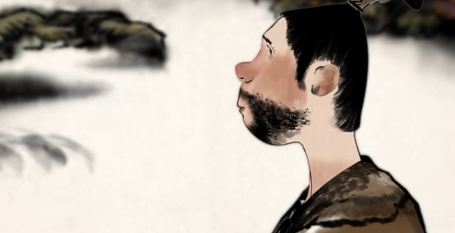 三维水墨动画短片《郑人买履》|动画\/影视|三维