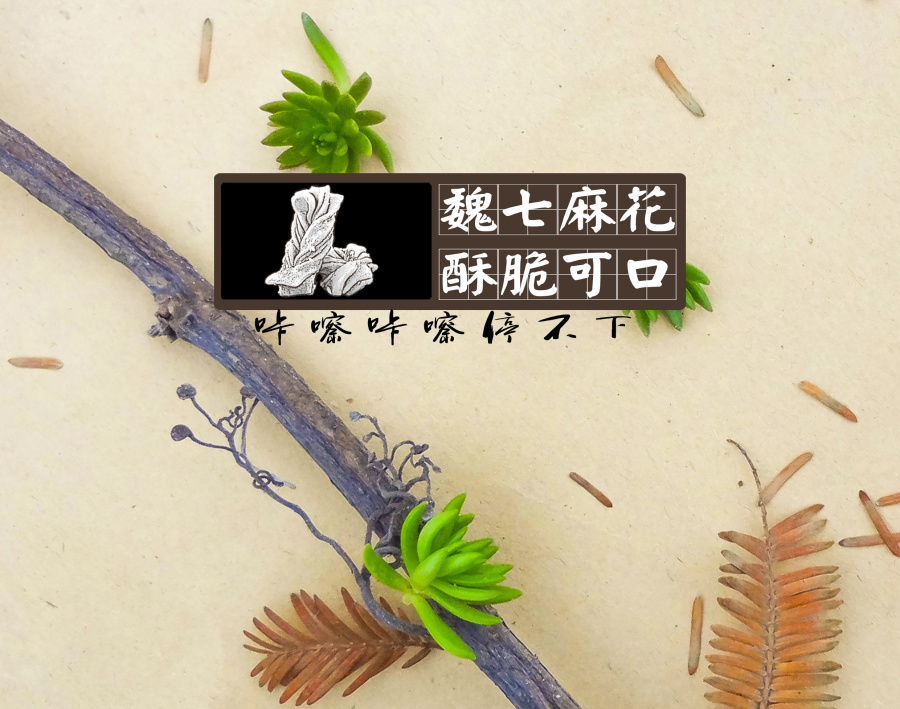 潍坊青州特产-小麻花 复古标志设计|标志|平面|