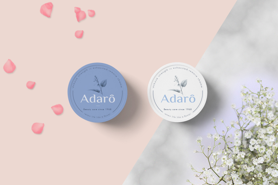 两个品牌Logo设计-玻璃\/化妆品|VI\/CI|平面|回声