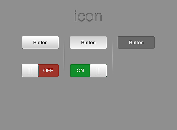 button按钮psd