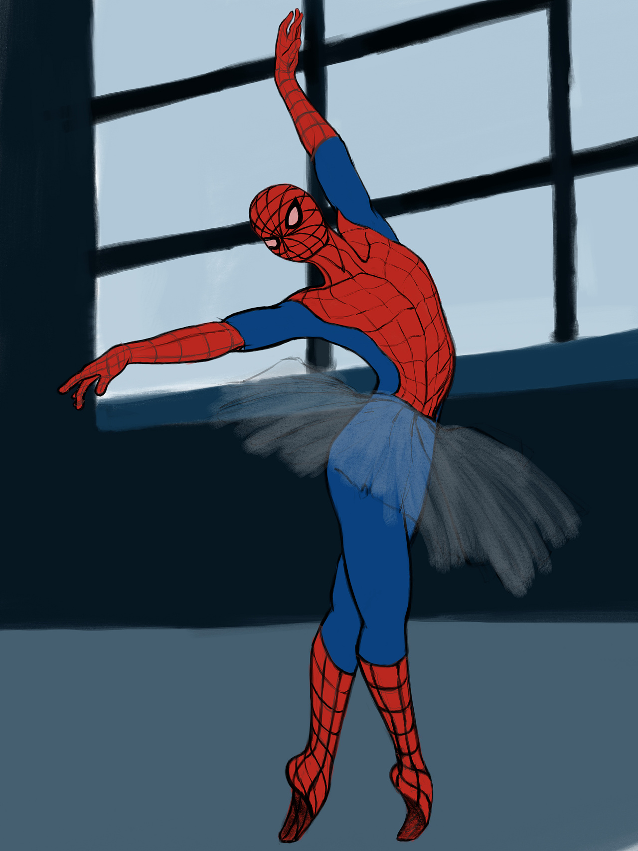 旋转跳跃我闭着眼|插画|商业插画|小鬼灬 - 原创作品 - 站酷 (ZCOOL)