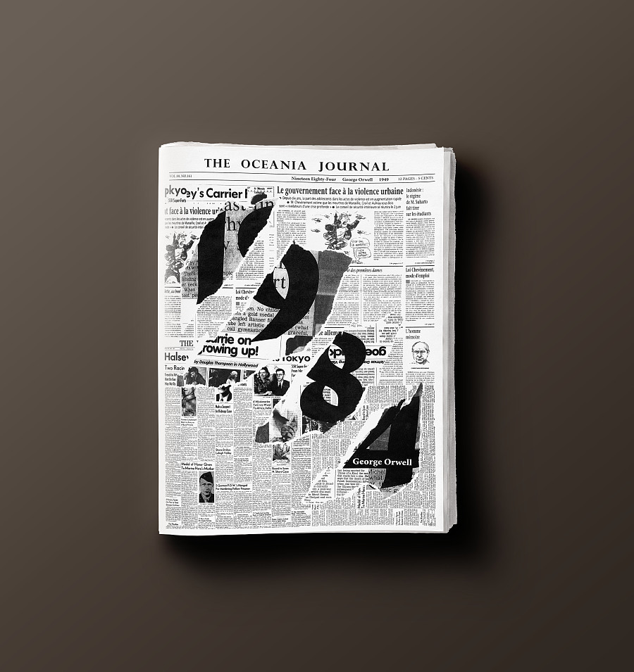 1984 乔治奥威尔|书籍|平面|一小粒kiwi酱 - 原创设计作品 - 站酷 (ZCOOL)