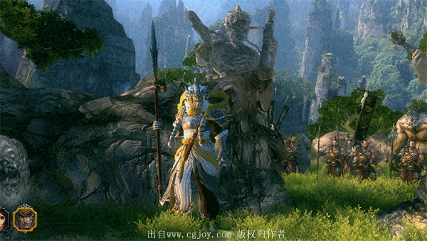 【cgjoy】斗战神创建角色动画gif参考