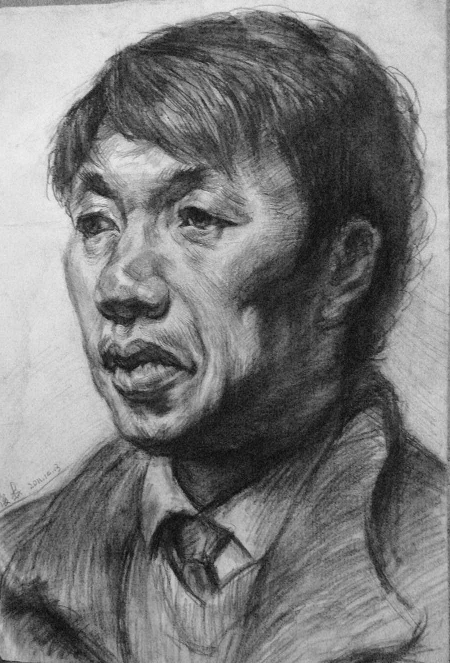 高考美术艺考时期素描作品|绘画习作|插画|Mac