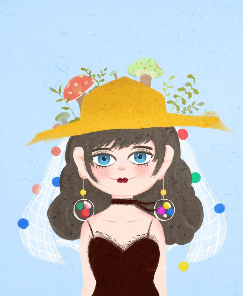 小女孩|插画|创作习作|莉娜lin - 原创作品 - 站酷