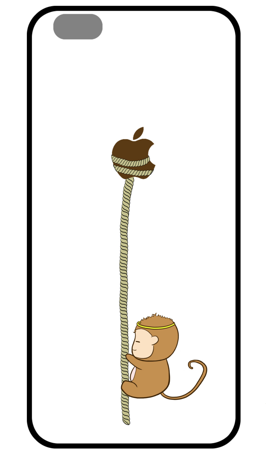 苹果手机壳个性设计|VI\/CI|平面|黑泡沫的飘逸 -