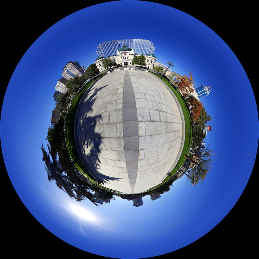 大连中山广场360度全景摄影|其他摄影|摄影|宽