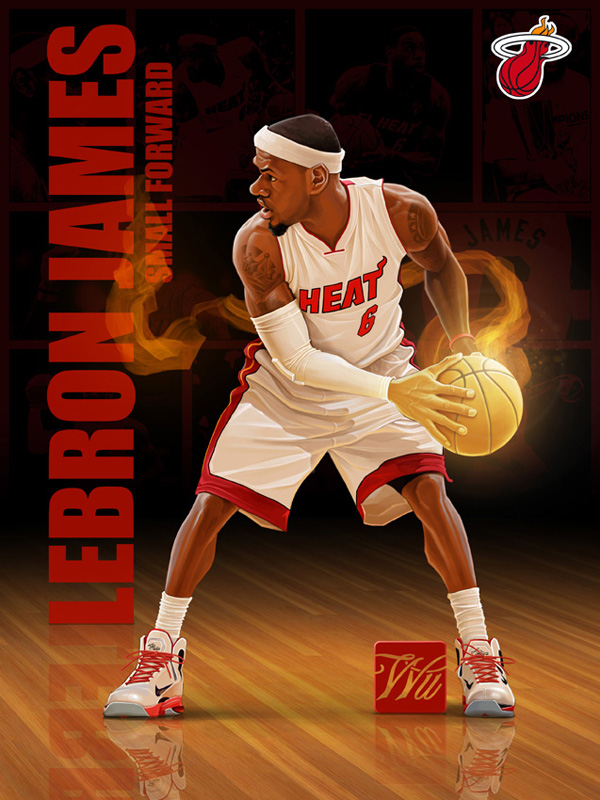 2011~12赛季NBA常规赛最佳阵容|商业插画|插