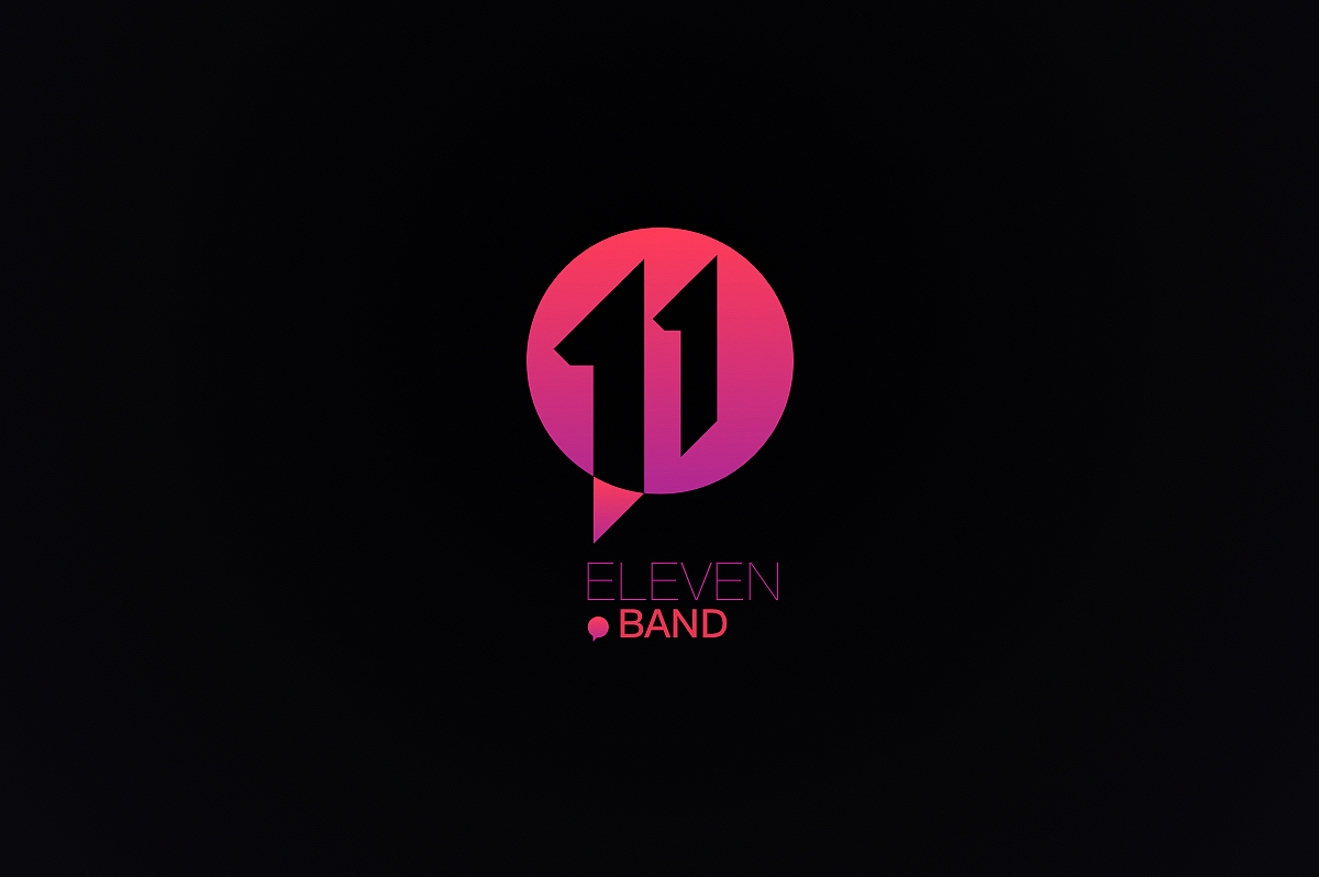 给11乐队设计的logo配色方案