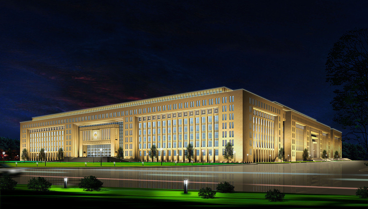 建筑夜景设计|三维|建筑\/空间|孤独北京 - 原创作品 - 站酷 (ZCOOL)