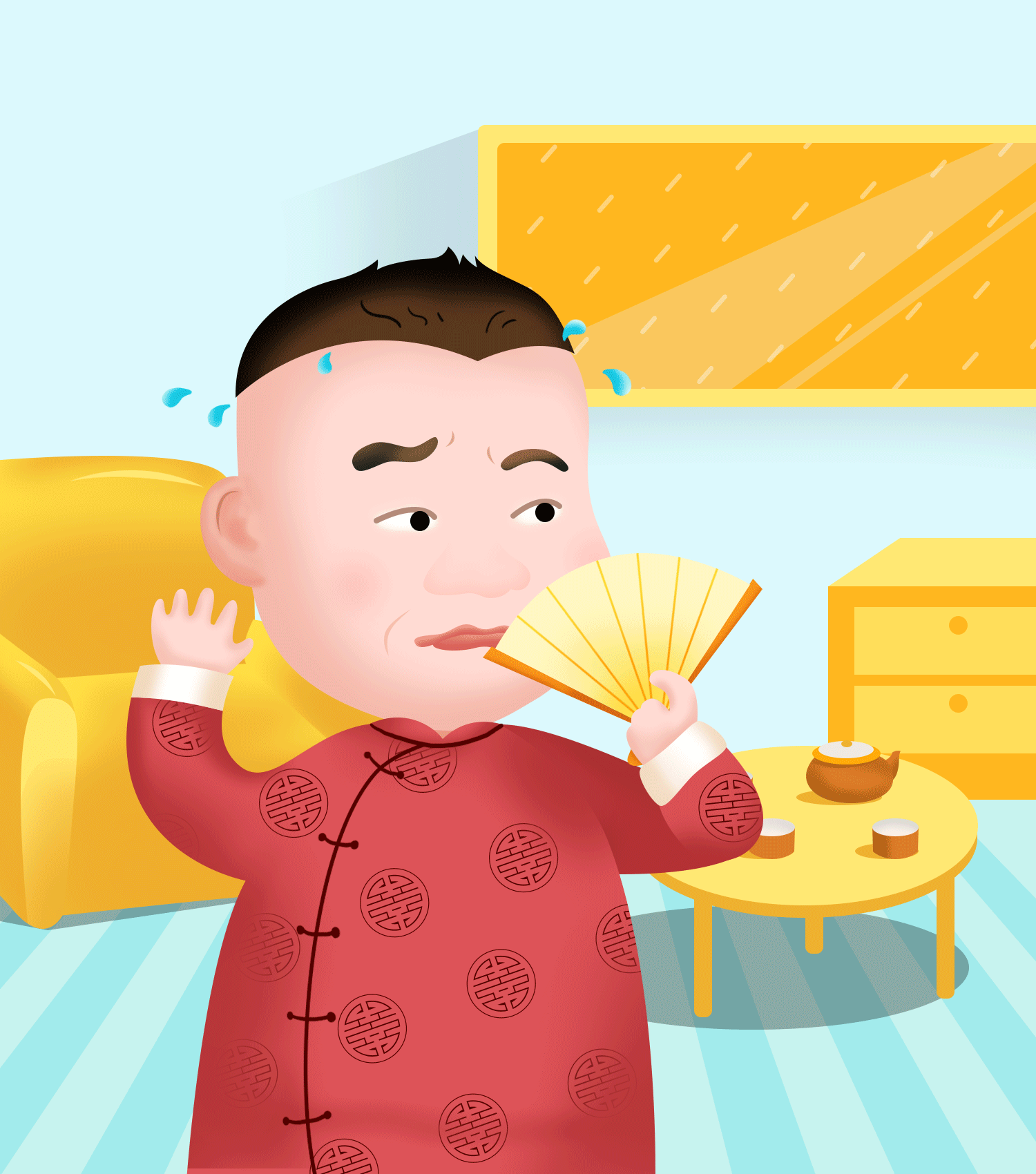 灰机稿gif|插画|商业插画|福大王 - 原创作品 - 站酷