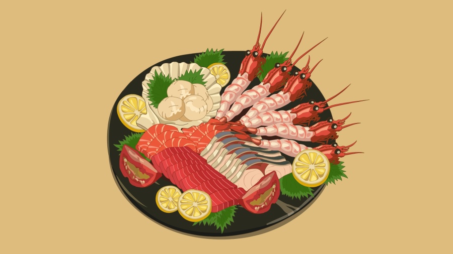 吃货的吉卜力的美食绘画|绘画习作|插画|白日梦