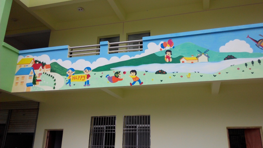 六安幼儿园彩绘 六安幼儿园墙绘 六安非鱼墙绘