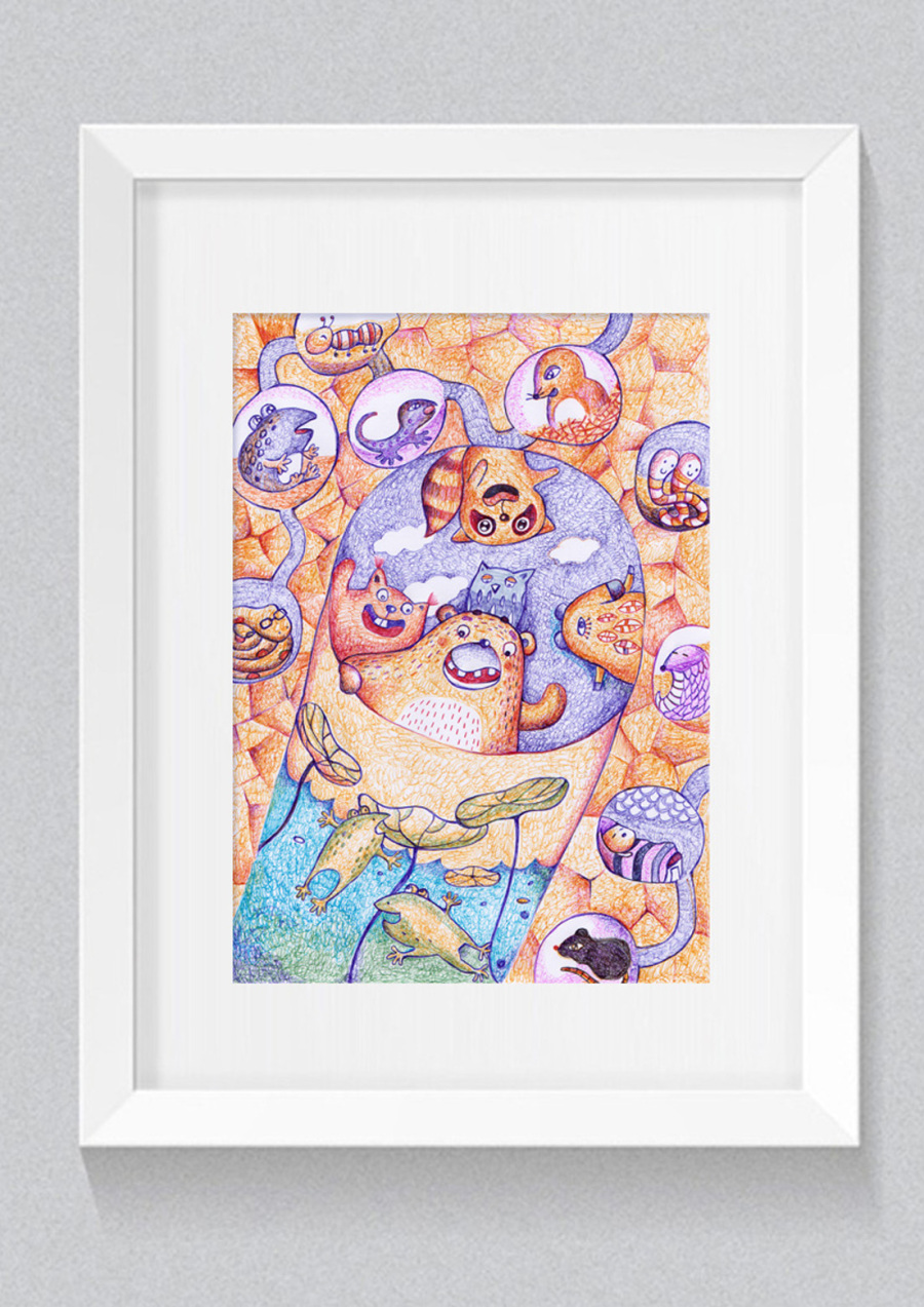 《大王叫我来巡山》之小妖精系列插画|儿童插