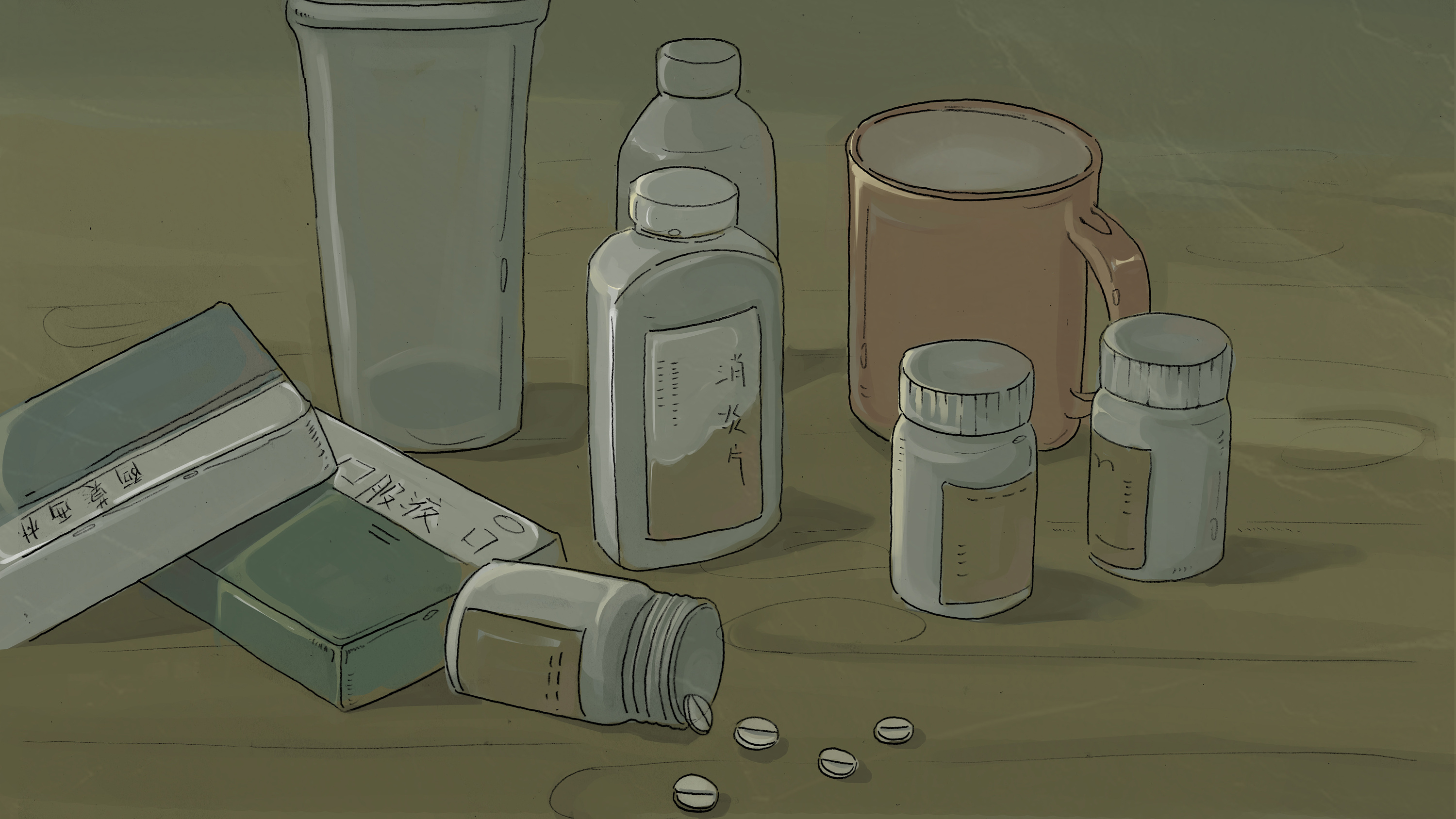 动画《盲人》的场景设计