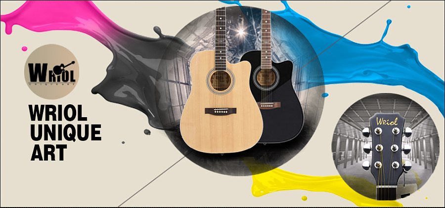 WRIOL品牌吉他 网站banner|Banner\/广告图|网