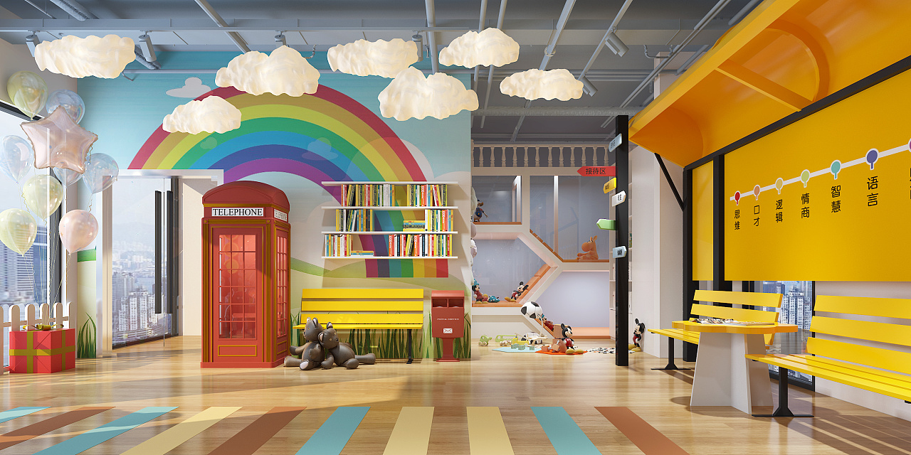 幼儿园教室_室内空间设计