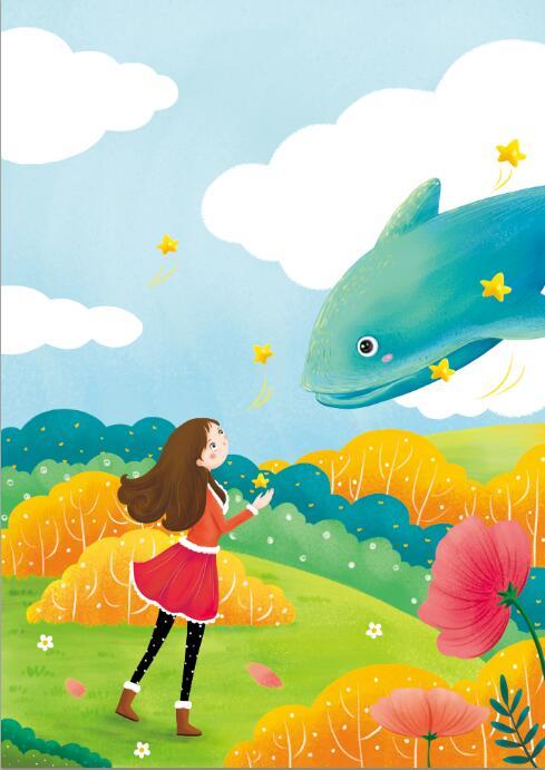 “约绘明天”签约画师创作的小学生杂志封面作品