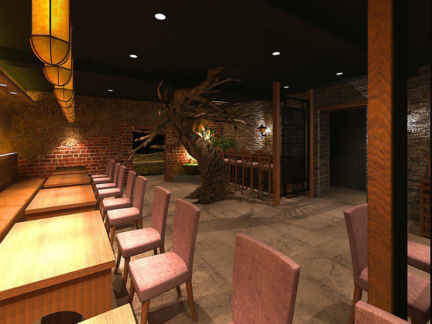 西北乐快餐厅--玉门餐厅设计|玉门餐厅装修|室内