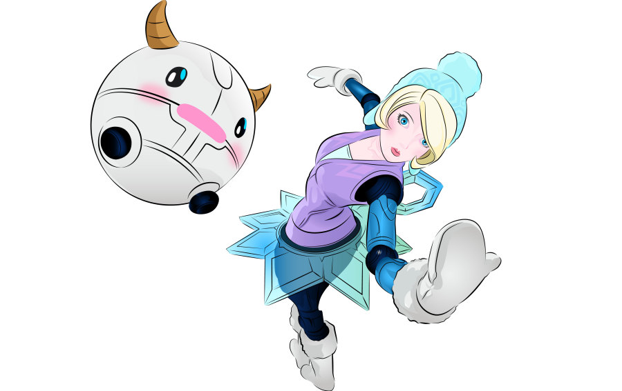 this snow for you LOL发条魔灵奥利安娜 同人|绘