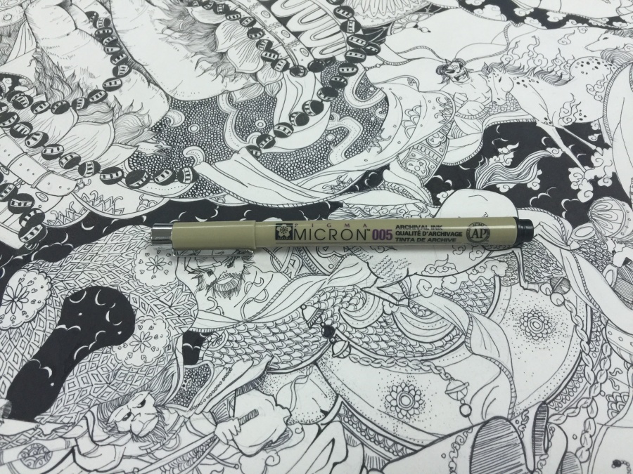 齐天大圣孙悟空|绘画习作|插画|meatmuffins - 原