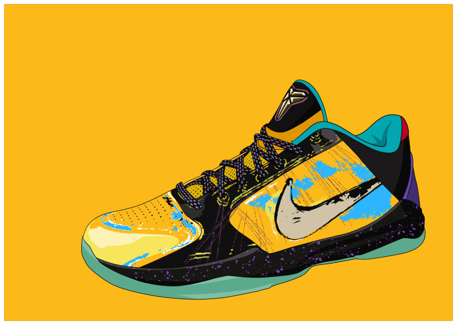 科比大师之作球鞋插画|其他平面|平面|szw11 - 