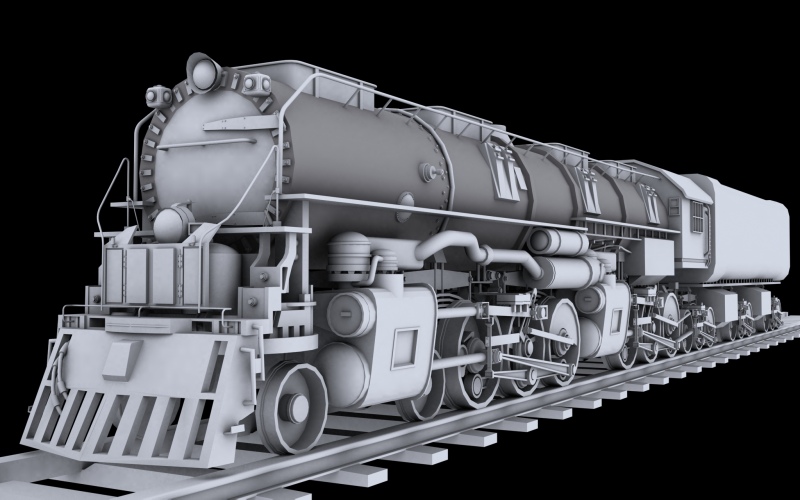 3d建模-火车|三维|机械/交通|bing9118 - 原创作品