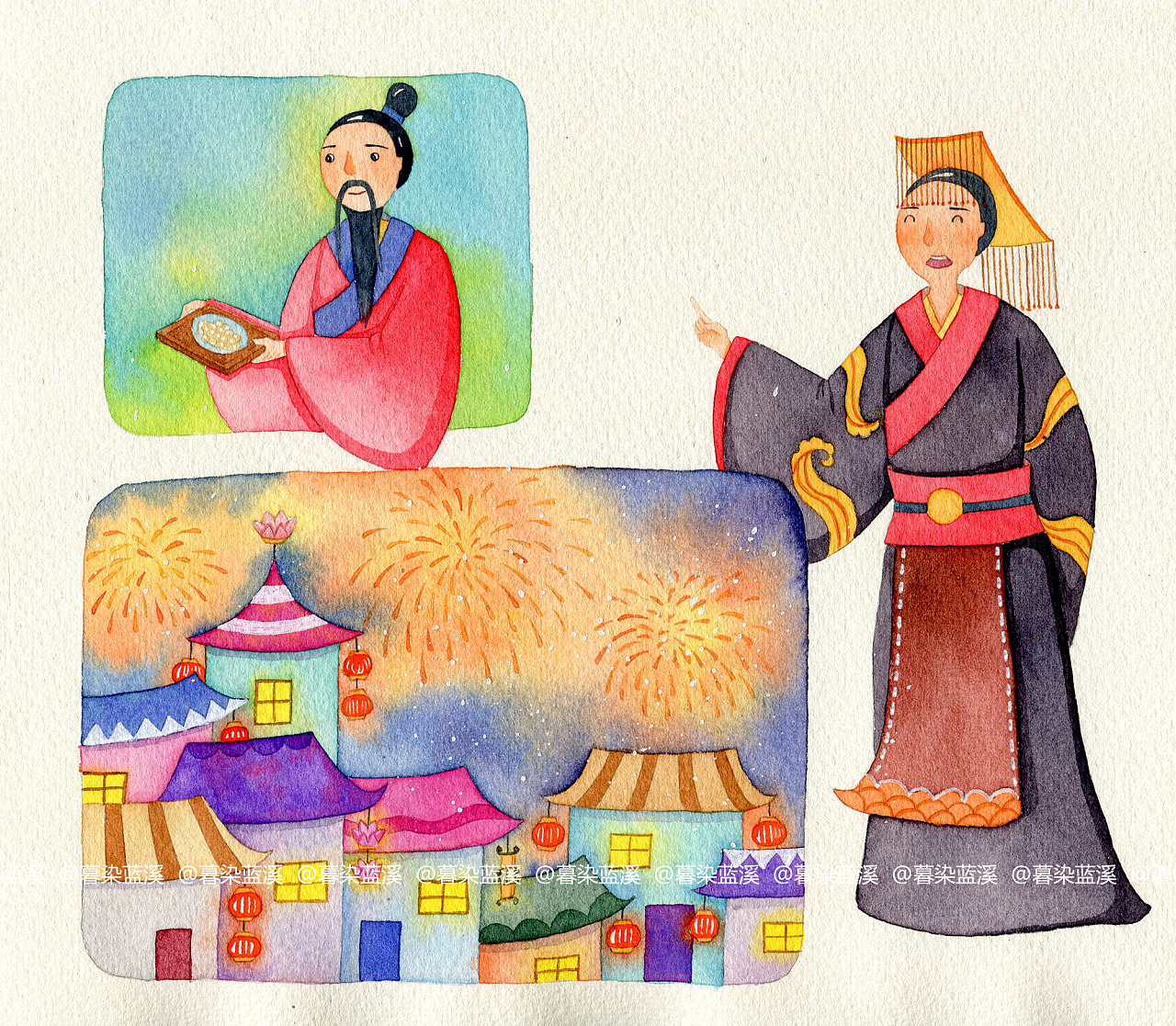 中国传统节日故事绘本-元宵节