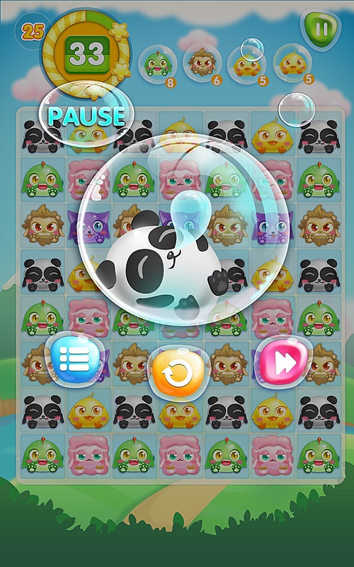 q版动物游戏ui